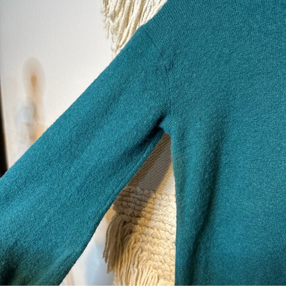 J. CREW green Supersoft turtleneck wool-alpaca sweater dress S - Picture 4 of 12